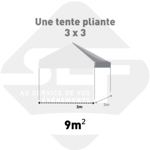 Pagode Dalot 3×3 — location au Maroc | NS NEW SYSTEVENT